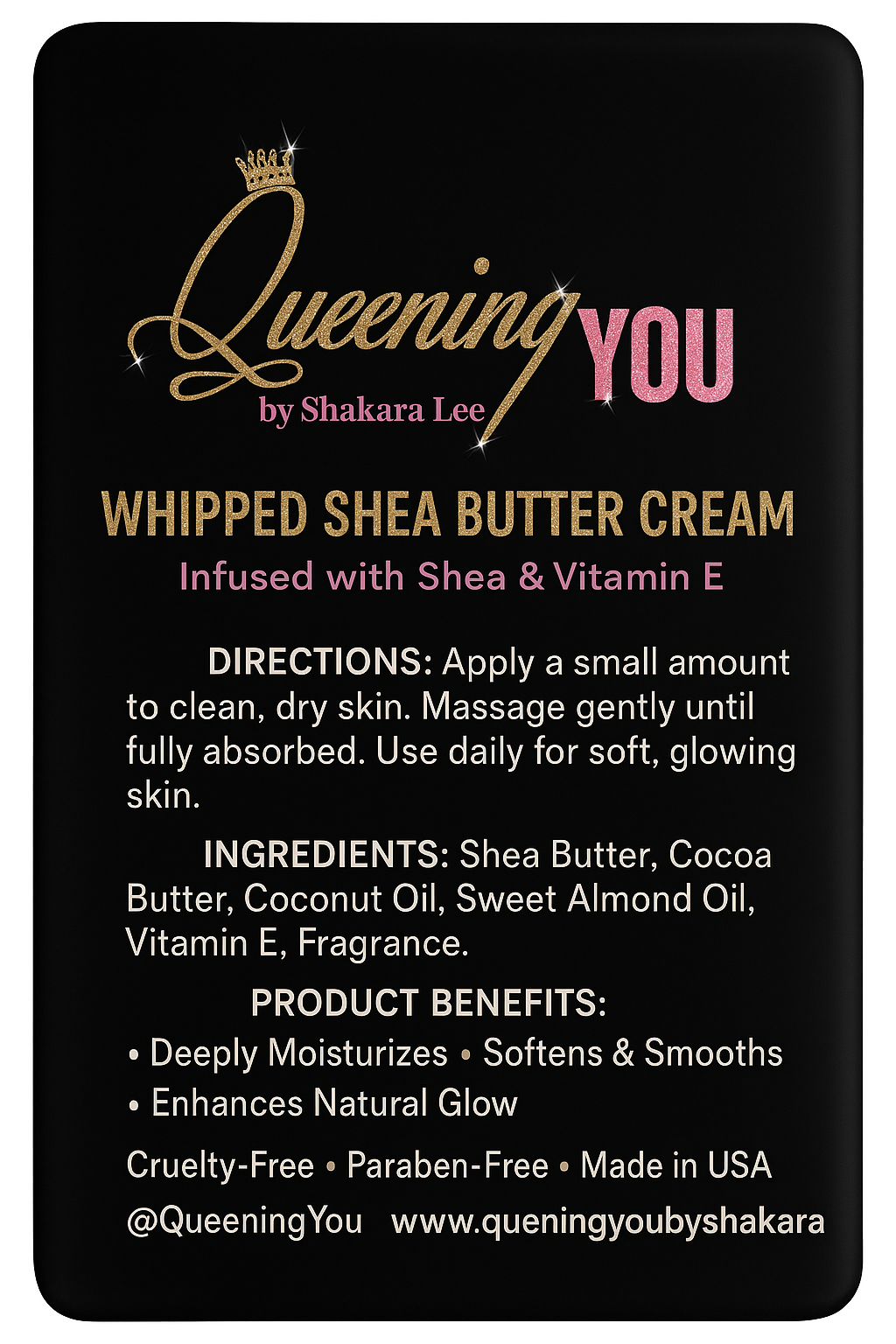 Whipped Shea Butter Cream